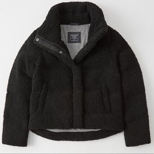 Abercrombie & Fitch Sherpa ultra mini puffer